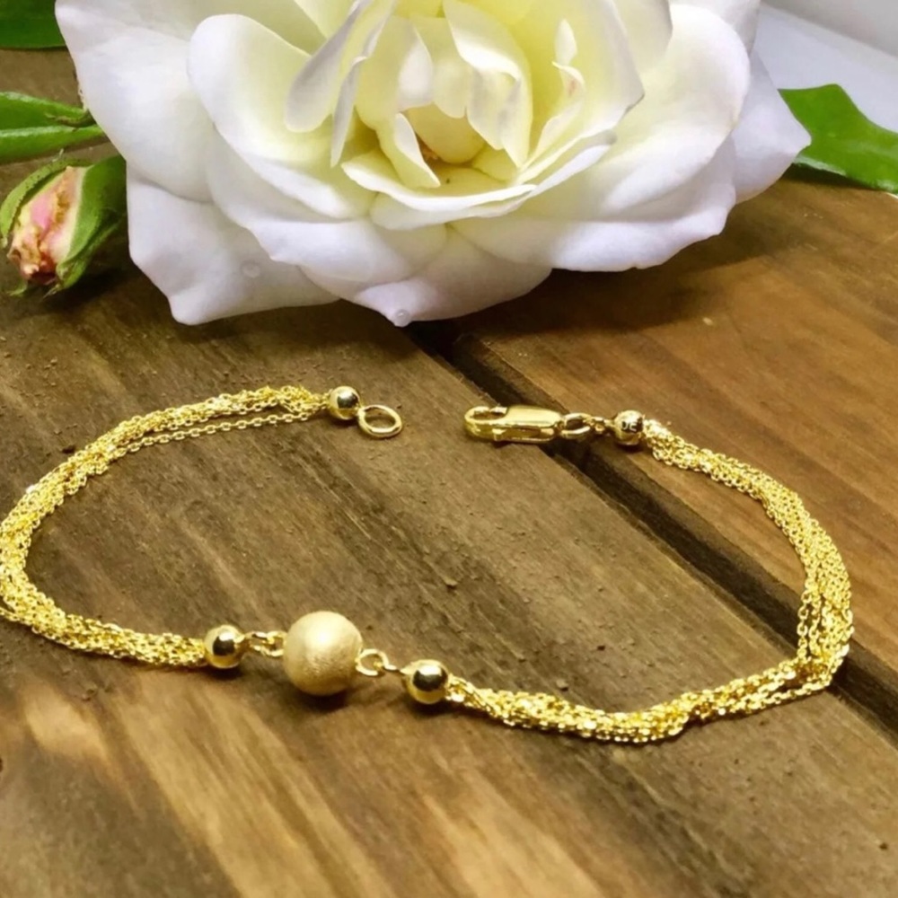 14K Gp/925 everyday bracelet